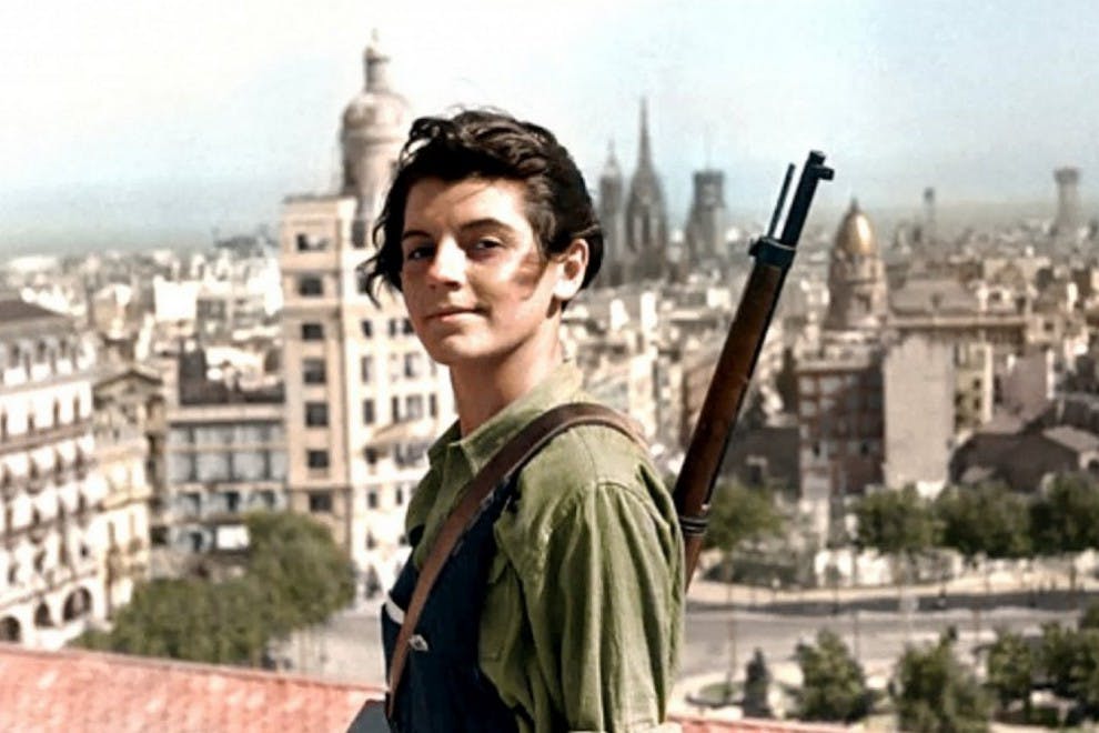 Maria Ginestà, icónica miliciana comunista.