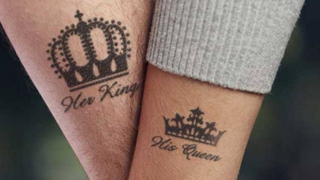 Tatuajes para un rey y su reina.